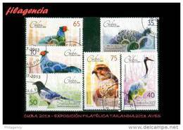 USADOS. CUBA. 2013-46 EXPOSICION FILATÉLICA TAILANDIA 2013. AVES ASIATICAS - Used Stamps