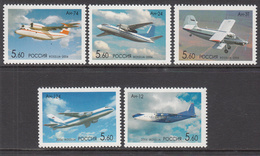 2006 Russia Aviation Antonov Airplanes Complete Set Of 5 MNH - Unused Stamps