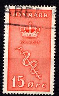 DANEMARK (Royaume) - 1929 - N° 191 -15 Rouge - (Emis Au Profit De L'oeuvre Contre Le Cancer) - Used Stamps