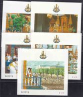 Thailand 1996 Royal Jubilee Mi#Blocks 79-83 Mint Never Hinged - Thailand