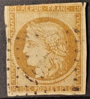 FRANCE 1850 - Canceled - YT 1 - 10c - 1849-1850 Ceres