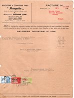 BISCUITERIE ET CONFISERIE FINES - MARQUITA - STEPHANE LUHR - LEEUW-SAINT-PIERRE - CHIMAY - 26 JANVIER 1949. - Alimentos