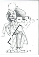 CP Albert Einstein Le Violon Encre De Chine 1972 E=MC2 Tim - Nobel Prize Laureates