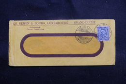 LUXEMBOURG - Enveloppe Commerciale De Luxembourg En 1912, Affranchissement Plaisant - L 54403 - 1906 William IV