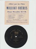 FLEXI DISCS SOUPLES PUBLICITAIRES . MILLIAT FRERES . 70’ - Formats Spéciaux
