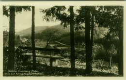 GERMANY - MUHLTRAL EISENBERG I THUR. BLICK ZUR AMTRS SCHREIBERGSMUHLET - RPPC POSTCARD 1920s  (BG8025) - Eisenberg