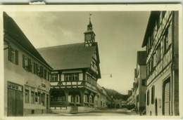 AK GERMANY - MÜHLHEIM DONAUTAL HAUPTSTRAßE MIT RATHAUS - 1940s/50s (BG8027) - Müllheim