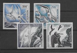 Monaco Poste Aérienne N°55/58 - Oiseaux - Neuf ** Sans Charnière - TB - Airmail