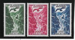 Andorre Poste Aérienne N°2/4 - Neuf * Avec Charnière - TB - Airmail