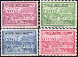 USA - OLYMPICS COMMITTEE - HELSINKI St. MORITZ - 4 Color Complet. - **MNH - 1940 - Winter 1948: St-Moritz