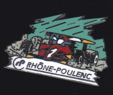 63028-Pin's.Rhône-Poulenc (RP) était Un Groupe Chimique Et Pharmaceutique.signé Demons Et Merveilles. - Geneeskunde