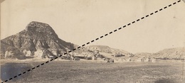 1916 Photo Panoramique Armée Française Au Front De Salonique Macédoine Campement Rivère De Gallico - War, Military