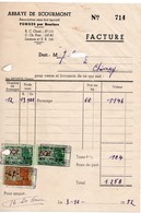 ABBAYE DE SCOURMONT - FORGES PAR BOURLERS - CHIMAY - 3 OCTOBRE 1952. - Levensmiddelen
