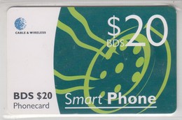 BARBADOS 2000 GREEN SMART PHONE - Barbados (Barbuda)