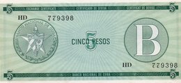 CUBA 5 PESOS 1985 P-FX7  UNC - Cuba