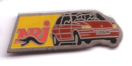 VP15 Pin's RENAULT RADIO MEDIA CLIO BORDEAUX NRJ  Achat Immédiat - Renault