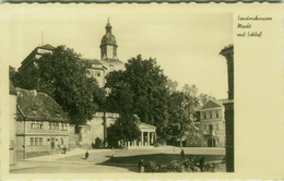 GERMANY - SONDERSHAUSEN - MACKT MIT SCHLOB - RPPC POSTCARD - 1940s / 1950s (BG8041) - Sondershausen