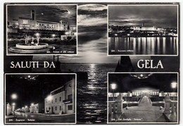 SALUTI DA GELA - 1962 - VEDUTE - Gela