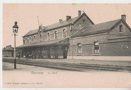 Cpa Bascoup  Gare - Chapelle-lez-Herlaimont