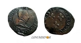 HENRI III Doubles Tournois 1579 B Rouen - 1574-1589 Heinrich III.