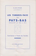 KASTLER Henri Les Timbres-Taxe Des PAYS-BAS émission De 1881 à 1894 - Oblitérations