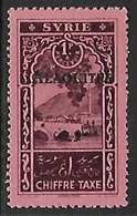 ALAOUITES TAXE N°7a N*  Surcharge Noire - Unused Stamps