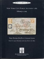 The Peter Dupuy Collection Of US 30c Orange & 90c Blue Of 1861 - Auction 2005 - With Results - Catálogos De Casas De Ventas