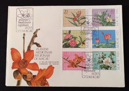 MAC1115.5-Macau FDC With 6 Stamps - Regional Medicinal Plants - Macau - 1983 - FDC