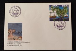 MAC1116-Macau FDC With 2 Stamps - The 16th Century And The Discoveries - Macau - 1983 - FDC