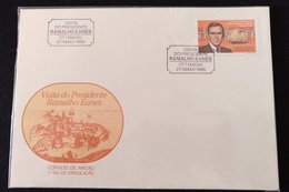 MAC1122-Macau FDC With 1 Stamp - Visit Of President Ramalho Eanes - Macau - 1985 - FDC