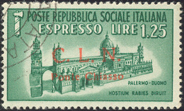 PONTE CHIASSO ESPRESSI 1945 - 1,25 Lire (14), Usato, Perfetto. Molto Raro. Cert. Sorani.... - Comitato Di Liberazione Nazionale (CLN)