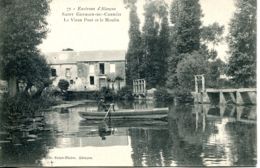 N°4574 T -cpa Saint Germain Du Corbeis -le Vieux Pont Et Le Moulin- - Watermolens