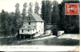 N°4577 T -cpa Le Mans -moulin Sur La Sarthe- - Mulini Ad Acqua