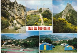 26 : BUIS-les-BARONNIES : Multivues - ( C.p.s.m. M. - Grand Format ) - Buis-les-Baronnies