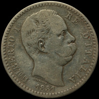 LaZooRo: Italy 2 Lire 1881 R VF - Silver - 1878-1900 : Umberto I