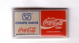 C233 Pin's Coca Cola Coke Tennis Coupe Davis Achat Immédiat - Tennis