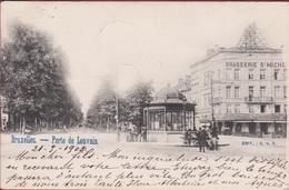 Bruxelles Brussel Porte De Louvain Leuvense Poort Geanimeerd Animee Kiosk (En Très Bon état) (In Zeer Goede Staat) - Avenues, Boulevards