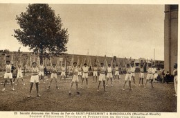 54 - Société Anonyme Des Mines De Fer De Saint Pierremont à Mancieulles - Education Physique Préparation Militaire - Vandoeuvre Les Nancy