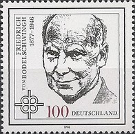 GERMANY (BRD) - 50th DEATH ANNIVERSARY OF FRIEDRICH VON BODELSCHWINGH (1877-1946), PROTESTANT THEOLOGIAN 1996 - MNH - Theologians