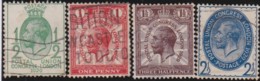 Great Britain       .   Yvert    .   179/182        .       O      .       Cancelled .   /   .   Gebruikt - Used Stamps