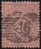 Great Britain  .  Yvert .  25 . Pl. 3 .  (1862)  . Grande Jarretiere   .  O   .    Cancelled .   /   .   Gebruikt - Used Stamps