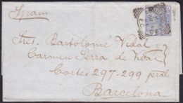 Great Britain  . Yvert  .     62  On Letter .    (2 Scans)    .  O  .   Cancelled      .   /  .   Gebruikt - Lettres & Documents