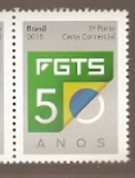 Brazil ** & PGTS, Employee's Severence Indemnity Fund 2016 (3341) - Unused Stamps