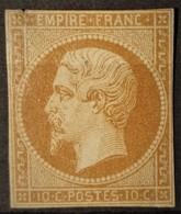 FRANCE 1853 - MNH - YT 13Ac - 10c - Small Defect On Upper Edge Left! - 1853-1860 Napoléon III.