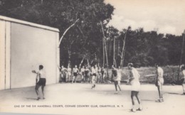 Handball Court Copake Country Club Craryville New York C1930s Vintage Postcard - Pallamano