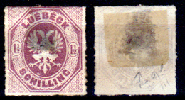 Germania-B-271- Luebeck 1865 (sg) NG - Qualità A Vostro Giudizio. - Luebeck