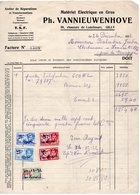 MATERIEL ELECTRIQUE EN GROS - PH. VANNIEUWENHOVE - TELEFUNKEN -T.S.F. -  GILLY - LONCEE - GENAPPE - 24 DECEMBRE 1932. - Elektrizität & Gas