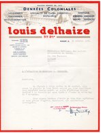 DENREES COLONIALES - LOUIS DELHAISE - SAVONNERIE - VINAIGRERIE - SEMENCES - PRISONNIERS DE GUERRES - RANSART - 1959. - Alimentaire