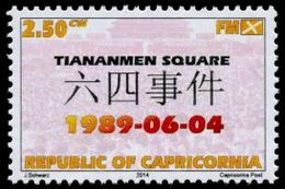 CAPRICORNIA - Micronation - 2014 - Tienanmen Square  Massacre, 25th Anniv - Mint Never Hinged - Zonder Classificatie