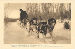 016 - MISSION D'EXTREME NORD CANADIEN - Les Chiens Chaussés Se Mettent En Route - Other & Unclassified